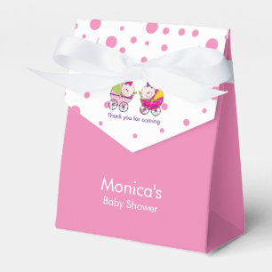 Twin Baby Girls Baby Shower Favour Box