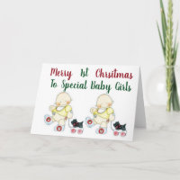 ***TWIN BABY GIRLS*** HAVE ***1st CHRISTMAS***