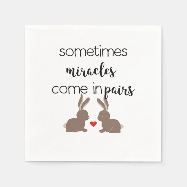 Twin Baby Napkin (Front)