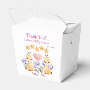 Twin Baby Shower Cute Giraffe Baby Shower Favour Box