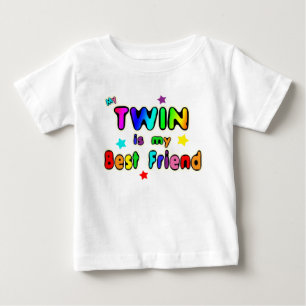 Twin Best Friend Baby T-Shirt