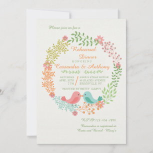 Twin Birdies Invitation
