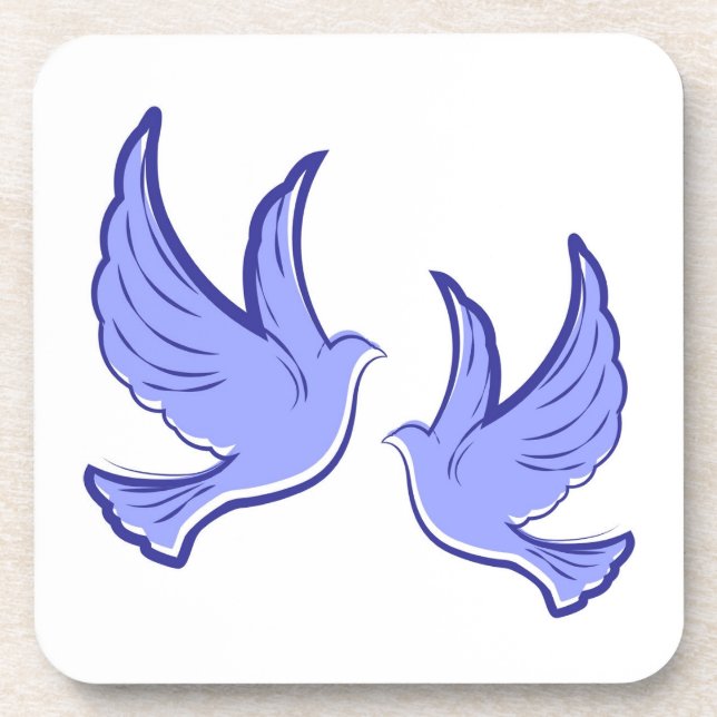 Twin Birds Harmony Coaster (Front)
