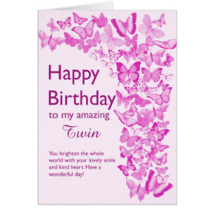 Twin Birthday Butterflies