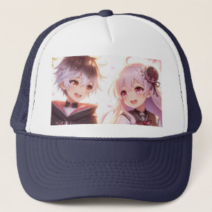 Twin Bonds: Sibling Love Trucker Hat