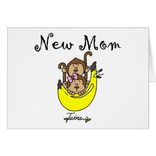 Twin Boy and Girl New Mum Tshirts