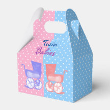Twin Boy Girl Babies Polka Dots Napkins