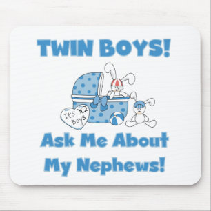 Twin Boys Ask About My Nephew Mouse Mat