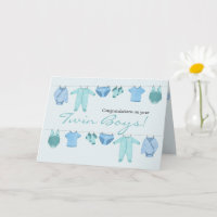 Twin Boys Congratulations