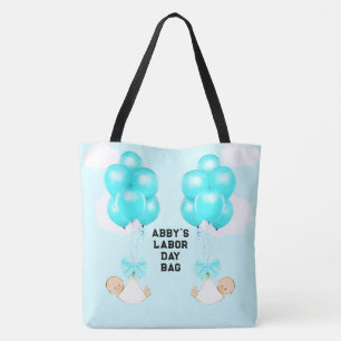 Twin Boys Mum-to-be Tote Bag