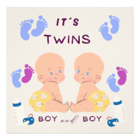 Twin brothers baby