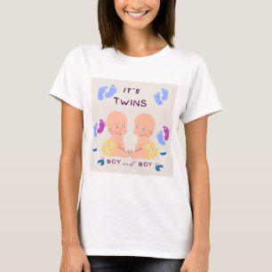 Twin brothers baby T-Shirt