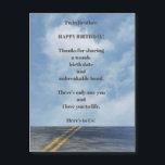Twin Brothers Birthday Magnetic Greeting Card<br><div class="desc">Rarely found,  this special magnetic greeting card is for twin brothers. Using down-to-earth,  everyday language this birthday card will be happily received and enjoyed!</div>