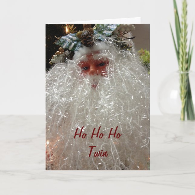 TWIN-CAN'T WAIT TO SEE YOU AT CHRISTMAS HOLIDAY CARD (Front)