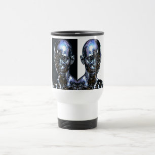 Twin Chrome Sentinel Travel Mug