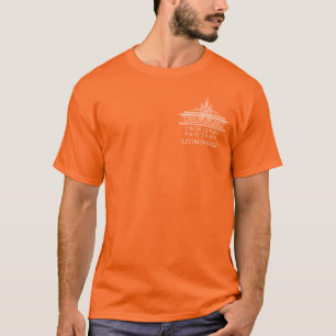 Twin Cities Rail Trail Leominster White Print T-Shirt