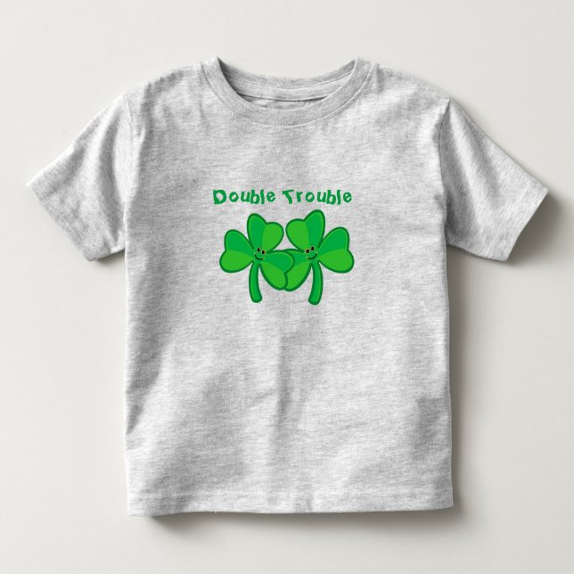 Twin clover toddler T-Shirt (Front)