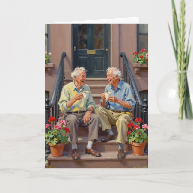 Twin Coots Coffee Club Birthday All-Occasion Card (Front)