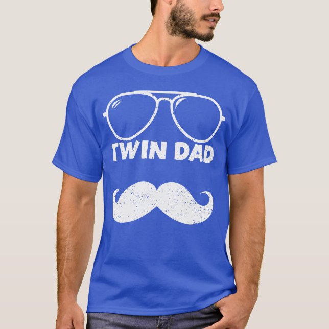 Twin Dad Fathers Day T-Shirt (Front)