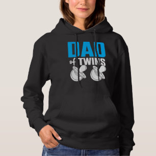 Twin Daddy Father Family Dad Twin Parents Hoodie