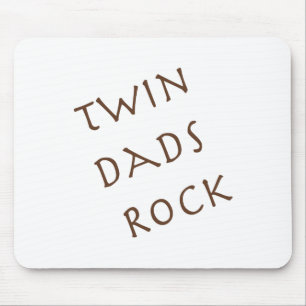 Twin Dads Rock Mouse Mat