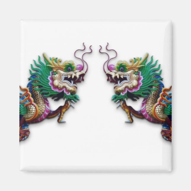 Twin Dragons Magnet (Front)
