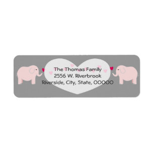 Twin Elephants Girls Label