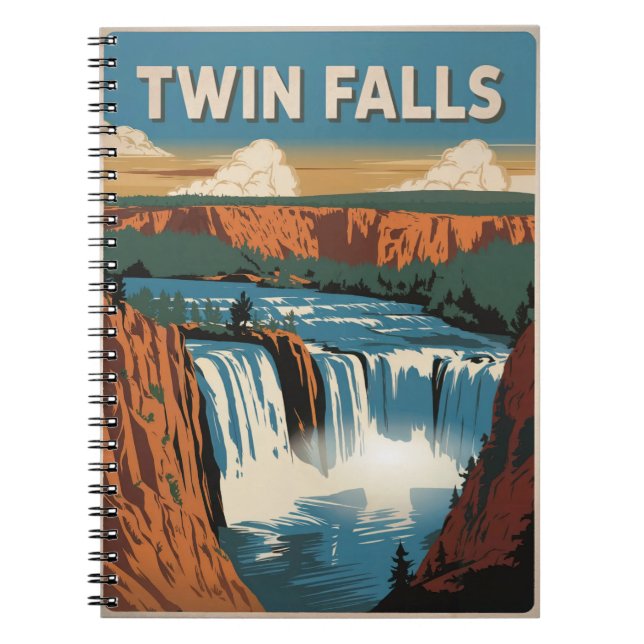 Twin Falls Idaho Notebook (Front)