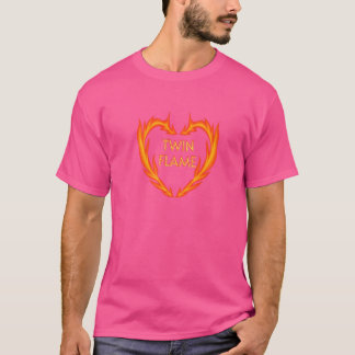 Twin Flame Fire Heart T-Shirt