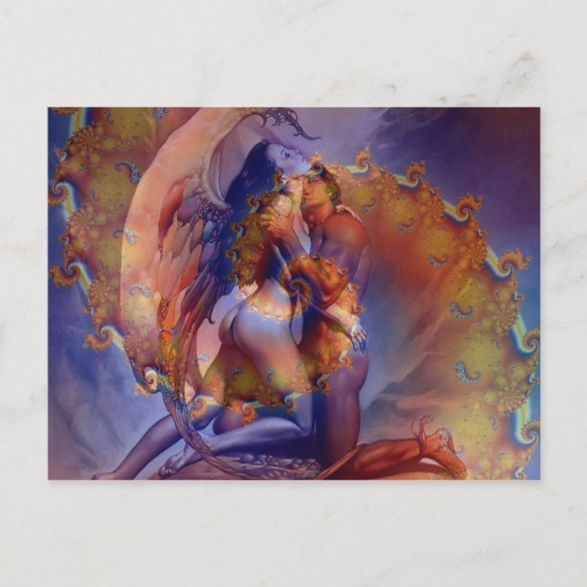 Twin Flame Love Postcard (Front)