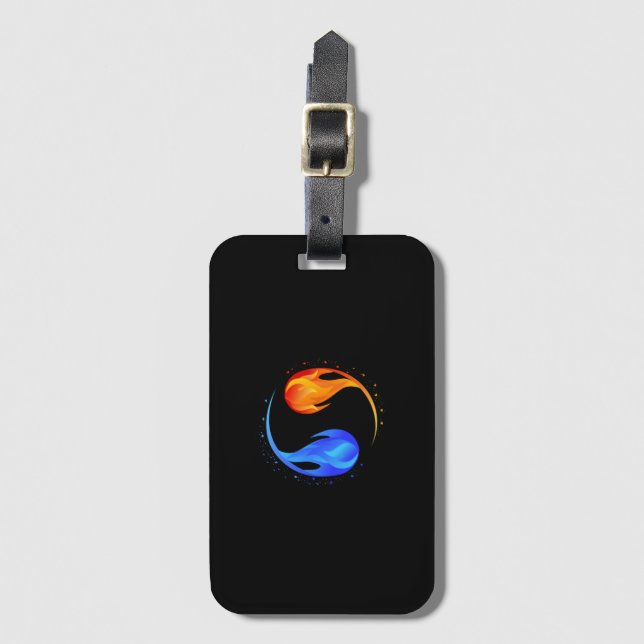Twin Flame  Luggage Tag (Front Vertical)