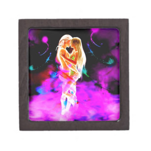 TWIN FLAME psychedelic Jewellery Box