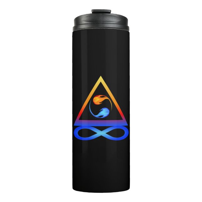 Twin Flame Symbol- Thermal Tumbler (Front)