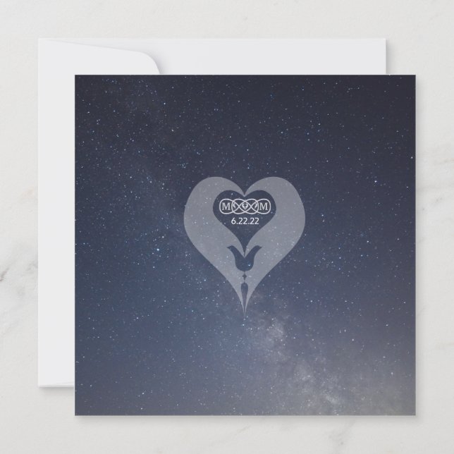 Twin Flame Thank You Table Cards (Back)