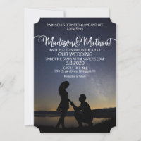 Twin Flame Wedding Invitation