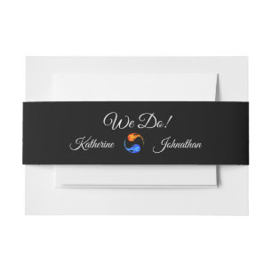 Twin Flame Wedding Theme- Invitation Belly Band
