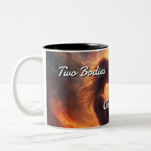 Twin Flames 008 Two-Tone Coffee Mug