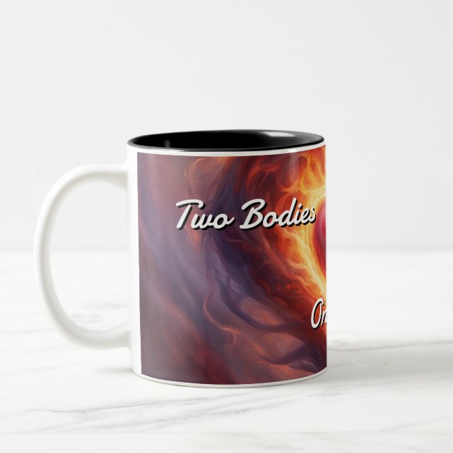 Twin Flames 017 Two-Tone Coffee Mug (Left)