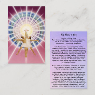 Twin Flames and Soul Mates Business Card