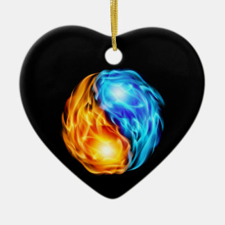 Twin Flames Ceramic Tree Decoration