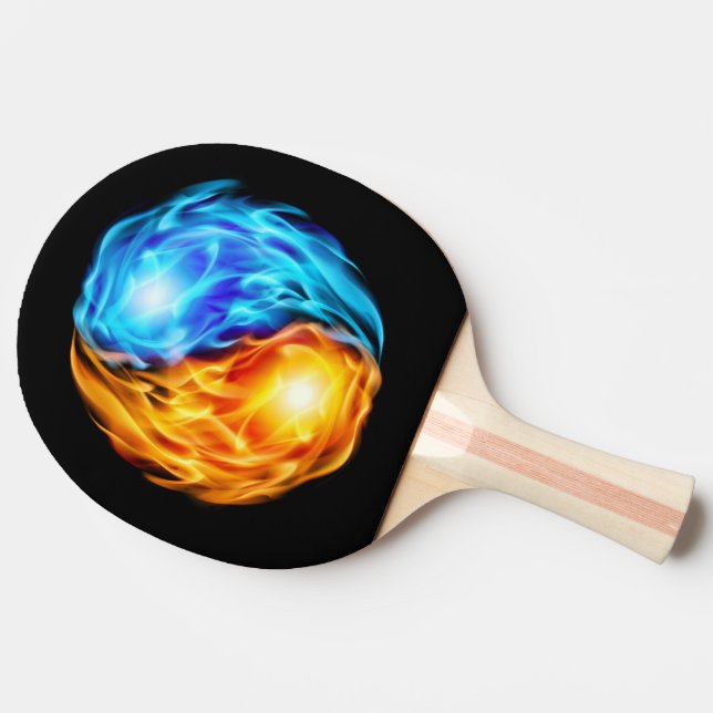 Twin Flames Ping Pong Paddle (Side)