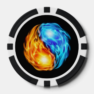 Twin Flames Poker Chips