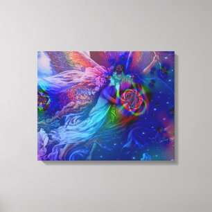 Twin Flames Rising Into Heaven Canvas Print