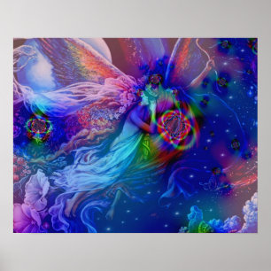 Twin Flames Rising into Heaven - Poster