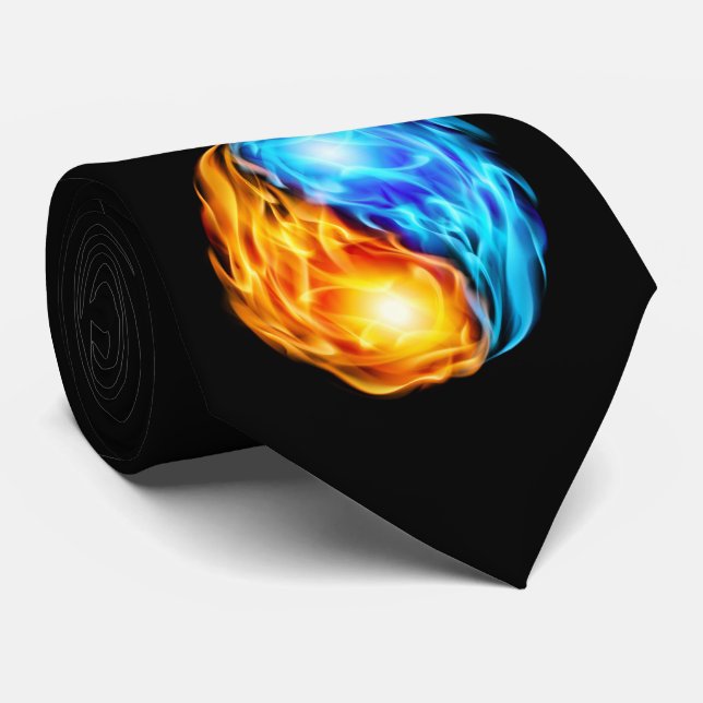 Twin Flames Tie (Rolled)