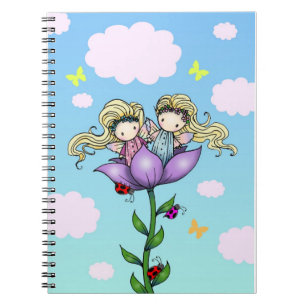 Twin Flower Fairies Notebook by Molly Harrison