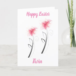 ***TWIN*** FOR EASTER- U R FAV PART OF HOLIDAYS HOLIDAY CARD