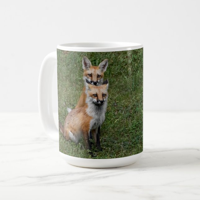 Twin Foxes   Coffee Mug (Front Left)