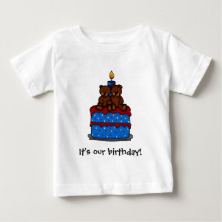 Twin girl-boy Birthday t-shirts
