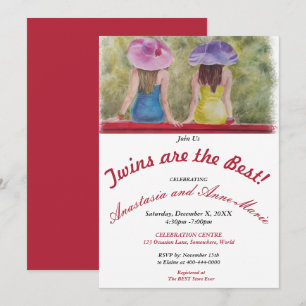 TWIN GIRLFRIENDS are the BEST PARTY INVITATION